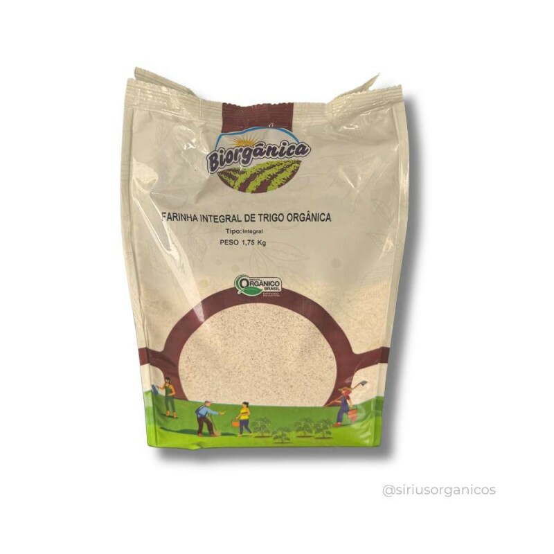 Farinha de Trigo Branca Integral Biorgânica 1,750kg Farinha de Trigo Branca Integral Biorgânica 1,750kg