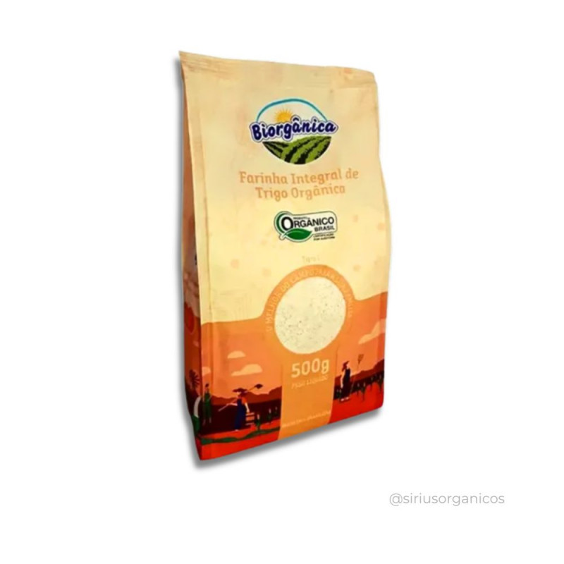 Farinha de Trigo Integral Biorgânica 500g