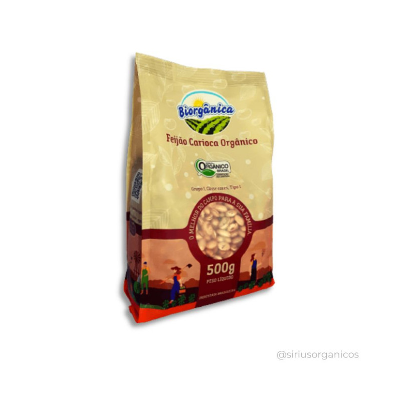 Feijão Carioca Marrom Biorgânica 500g