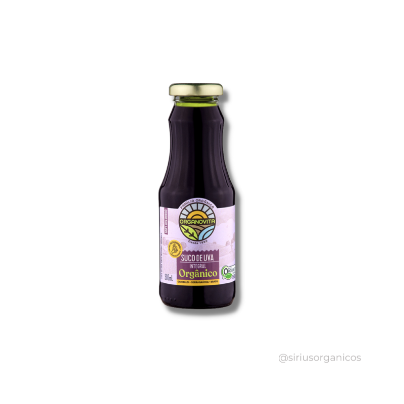 Suco de Uva Integral - Organovita